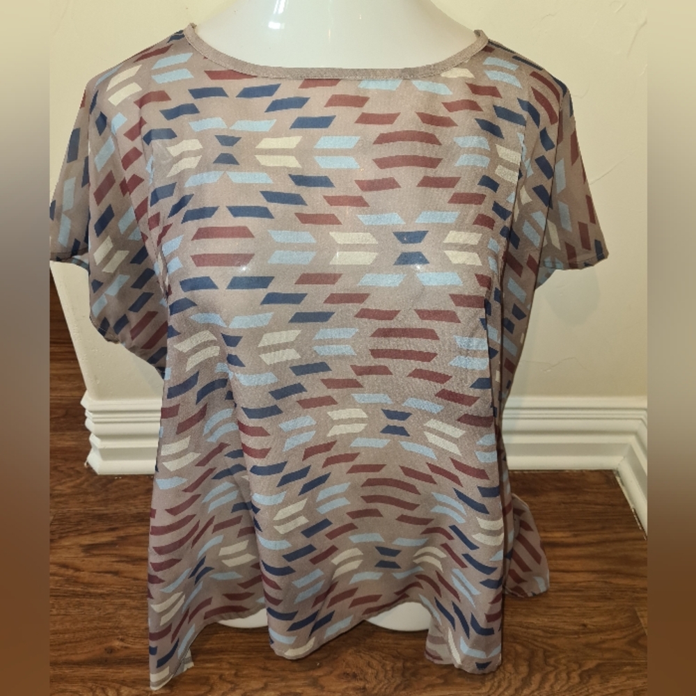 NWT Tasha Polizzi Sheer Judith Poncho